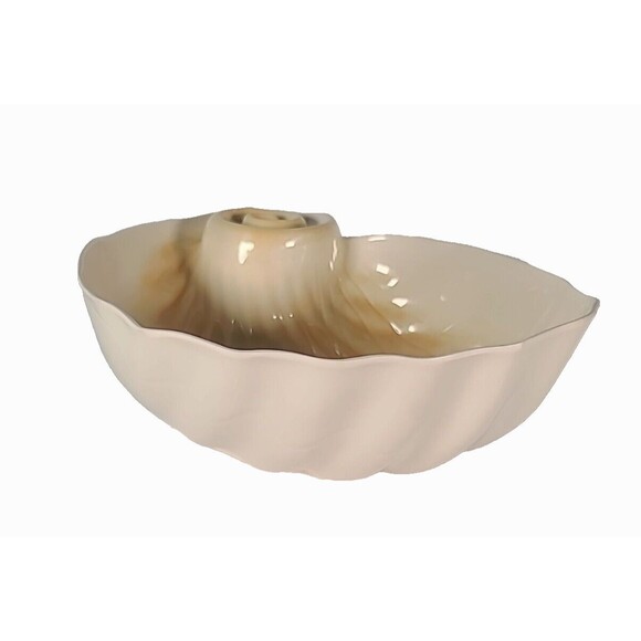 Vintage Melamine Seashell Serving bowl Beachy Coastal 80's - Picture 7 of 10